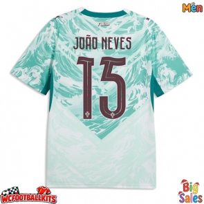 Portugal Joao Neves #15 Replica Away Stadium Shirt World Cup 2026 Short Sleeve
